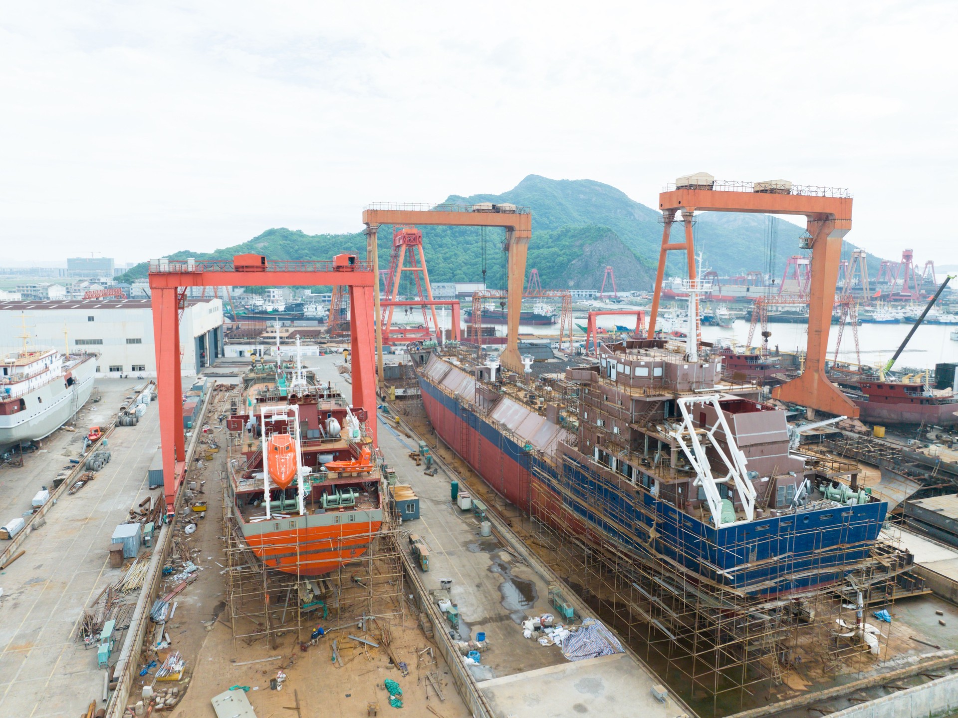 shipbuilding, shipyard